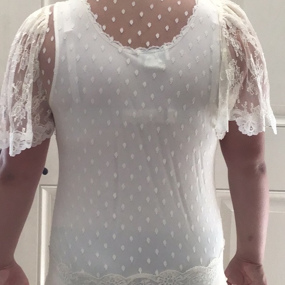 Gilberti Vintage Dress with Lace Overlay - Fits size 4/6 - Picture 4 of 6